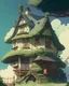 Placeholder: studio ghibli, a house