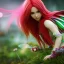 Placeholder: Octane render, fairy, red hair, perfect composition, hyperrealistic, super detailed, 8k, high quality, intricate details, highly detailed