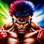 Placeholder: Ultra detailed fullbody Portrait in oil on canvas of Street Fighter- Akuma,extremely detailed digital painting,ultrarealistic skin,intense stare, extremely detailed face, crystal clear eyes, mystical colors ,perfectly centered image, perfect composition, rim light, beautiful lighting,masterpiece ,8k, stunning scene, raytracing, anatomically correct, in the style of Simon Bisley and Ohrai Noriyoshi and robert e howard and Steve Jung and frank frazetta.