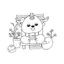 Placeholder: outline art for a Cozy Japan coloring page, white background sketch style, full body, only use outline, clean line art, white background, no shadow, clear and well outlined, realistic,no colors,