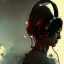 Placeholder: 8K resolution concept art portrait by Greg Rutkowski, DJ, headphones, performance