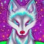 Placeholder: A magical sparkle wolf