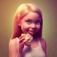 Placeholder: cute, adorable, smiling girl eating ice cream, candies flying all around her, Pixar, disney, cinema lighting, gaming, 8k, magic, love --q 1 --v 4