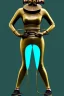 Placeholder: Bronze color, Cyan photograph Cyber-punk, full-mask, AKG-style big headphones, golden rings & disc, fencing mask. Speakers. Kim Kardashian, sword, lightly armored, electronic circuits. Thick tights, thick calves, arched fell, wide hip, flat belly. Ancient artifact attached. Perfect body. 5-dimensional Escher tiling background. Daft Punk, Tron Movie. Matrix movie clothes, Red leather areas, tippet, latex. Wicked sneakers. 1990's, old telephone microphone. Surreal. Minimal fashion Futurism