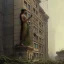Placeholder: Depiction on the building and statues, highly detailed depiction, overgrown, building, old, 3d, concept art portrait by Greg Rutkowski