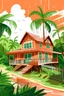 Placeholder: HOUSE IN A TROPICAL WEATHER