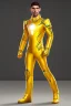 Placeholder: Cosmic super hero, cosmos wepon , yellow costume,4k image, full body men