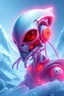 Placeholder: Cyber glacier alien