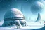 Placeholder: Alien Winter World, Colony, Building, Blizzard, Distant Alien Planets, Snowy