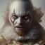 Placeholder: a Photorealistic dramatic hyperrealistic criyng clown paint ,Crystal black eyes, elegant, by WLOP,Artgerm,Greg Rutkowski, Beautiful dynamic,shadows,Artstation,concept design art,Octane render,8K