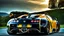 Placeholder: mansory bodykit Bugatti Veyron with, rear view, desktop wallpaper, 4K, Cinematic