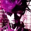 Placeholder: beautiful punk girl, hyper detailed, hyperdetailed, intricately detailed, illustration by <Yoji Shinkawa>, purple tones, darkred tones,