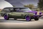 Placeholder: a military fighter jet station wagon hybrid purple paint job metallic