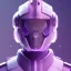 Placeholder: Handsome guy face, Sci-fi character, purple backlight, pink and purple, scifi suit, profile, purple background