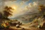 Placeholder: sunny day, clouds, rocks, trees, mountains, flowers, william turner paintings