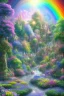 Placeholder: verybeautiful-magical-garden-of-the-angelic-kingdom-blue-and-pink-plants-and-trees-small-river-sunshine-flowers-haze-thumb-rainbow-ufo-bright-colors-beautiful flowers