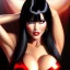 Placeholder: Ultra detailed fullbody Portrait in oil on canvas of beautiful busty Vampirella ,extremely detailed digital painting, extremely detailed face, crystal clear eyes, mystical colors ,perfectly centered image, perfect composition, rim light, beautiful lighting,masterpiece ,8k, stunning scene, raytracing, anatomically correct, in the style of Steve Jung and robert e howard and Wizyakuza and Ohrai Noriyoshi and Simon Bisley and uncannyknack.