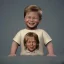 Placeholder: Brad Pitt toddler, smile, full body, hyper realistic