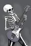 Placeholder: SKELETON EMBRACING HUGGING A GUITAR