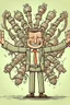Placeholder: a happy boss with many arms