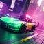 Placeholder: cyberpunk hyper car,cyberpunk 2077,center composition, ultra realistic,shiny, smooth, studio quality, octane render, Surrealism, Triadic colour scheme,glow-stick, ambient lighting,nightclub lighting, polaroid, 100mm, --ar 1:1 --v4