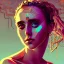 Placeholder: singer Danish MØ face, Camera., concept art, hyper detailed, asaf hanuka, dan mumford, kilian eng, post-apocalyptic, oil on canvas