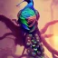 Placeholder: peacock, humming bird, fantasy art, Unreal Engine 5, lens macro,sharp focus, realistic, hyper detailed, studio lighting, neon light ambient