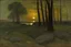 Placeholder: trees, night, rocks, hans am ende, and henry luyten impressionism paintings