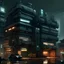Placeholder: cyberpunk buildings distamce