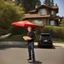 Placeholder: Pizza delivery to the home of Bill Gates.