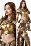 Placeholder: Half body Photography,very beautiful Katty Pery full body,looking front view,brown long hair, mechanical,delicate gold,silver metalic parts, golden parts, intricate armor, detailed part,Movie Still