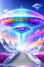 Placeholder: Ufos rainbow, futuriste ultra moderne,stairway to heaven,crystal very beautiful city