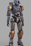 Placeholder: A Star Wars Combat Droid, Wearing Cowboy Clothes, Armor looks similar to Halo, Wearing a cowboy hat.