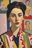 Placeholder: Portrait of a young female socialist politician by Matisse