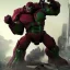 Placeholder: hybrid of hulkbuster and Godzilla and xenomorph