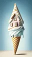 Placeholder: House on Ice cream cone