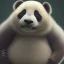 Placeholder: pixar art style of cute fat baby panda in natural environment, monotone color, full body, by mobeius, au naturel, hyper detailed, digital art, trending in artstation, cinematic lighting, studio quality, smooth render, unreal engine 5 rendered, octane rendered, art style by klimt and nixeu and ian sprigger and wlop and krenz cushart