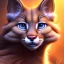 Placeholder: cute fluffy caracal sticker design, natural lighting, path traced, highly detailed, high quality, digital painting, by don bluth and ross tran and studio ghibli and alphonse mucha, artgerm