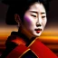 Placeholder: Ultra detailed fullbody Portrait in oil on canvas of beautiful samurai woman,intense stare,extremely detailed digital painting, extremely detailed face,crystal clear Big eyes, mystical colors ,perfectly centered image, perfect composition, rim light, beautiful lighting,masterpiece,8k, stunning scene, raytracing, anatomically correct, in the style of robert e howard and Ken Kelley and Ohrai Noriyoshi and Simon Bisley and tomzj1