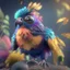 Placeholder: cute bird creature,colorful feathers, unreal engine 5, 8k resolution, photorealistic, ultra detailed