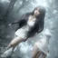 Placeholder: hitomi tanaka, full body, dress white, long black hair, realistic, intriacte detail, sci-fi fantasy style, volumetric lighting, particales,highly detailed,cinamatic, deep colours,8k