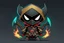 Placeholder: Chibi pyke venom in 8k solo leveling shadow artstyle, in the style of fairy academia, pirate them, mask, close picture, neon lights, intricate details, highly detailed, high details, detailed portrait, masterpiece,ultra detailed, ultra quality