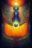 Placeholder: divine rebirth; Neo-surrealistic Optical Art