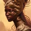 Placeholder: sango fantasy, fantasy magic, intricate, sharp focus, illustration, highly detailed, digital painting, concept art, matte, art germ and Boris Vallejo and kehinde wiley, masterpiece snake head long leg African afro hair sexy body brown pretty lips