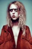 Placeholder: Danish Singer MØ, red tones, high lighting