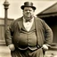 Placeholder: a fat ugly 1920s union man