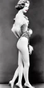 Placeholder: Ziegfeld Girl on jeans walking