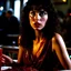 Placeholder: Horror movie shot, hot spooky, leech, shoulders, stunning, dining, huge breasi, ultra realistic, really eerie, ultra hypnotic, obsessive, hot realistic hot skinny woman, pieces of meat, Dario Argento, Stanley Kubrik, 1980's, ornate, 4k, photorealism, splatter horror, graphic, details of the skin extremely accentuated