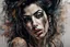 Placeholder: amy winehouse Stunning art masterpiece Basic style of horror, Overhead, hyper detailed, multi-layered illustration, in a highly detailed elegant unbuttoned dress, dynamic seductive pose, accentuating perfect anatomy, impressive concept by Carne Griffiths and Wadim Kashin, dynamic, highly detailed, symmetry, airbrush graffiti technique, high definition illustrations, soft and sharp focus, accent lighting, bold paint colors, symmetry, painted, intricate, volumetric lighting, beautiful masterpiece