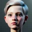 Placeholder: potrait girl look beautiful, eyes like ocean blue, short hair, smile, 8k, rtx, eyebrows like serious, with an oblique facing to the left